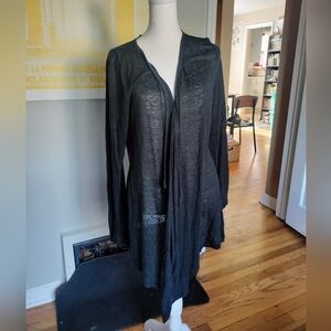 Elegant Black Women's Cardigan